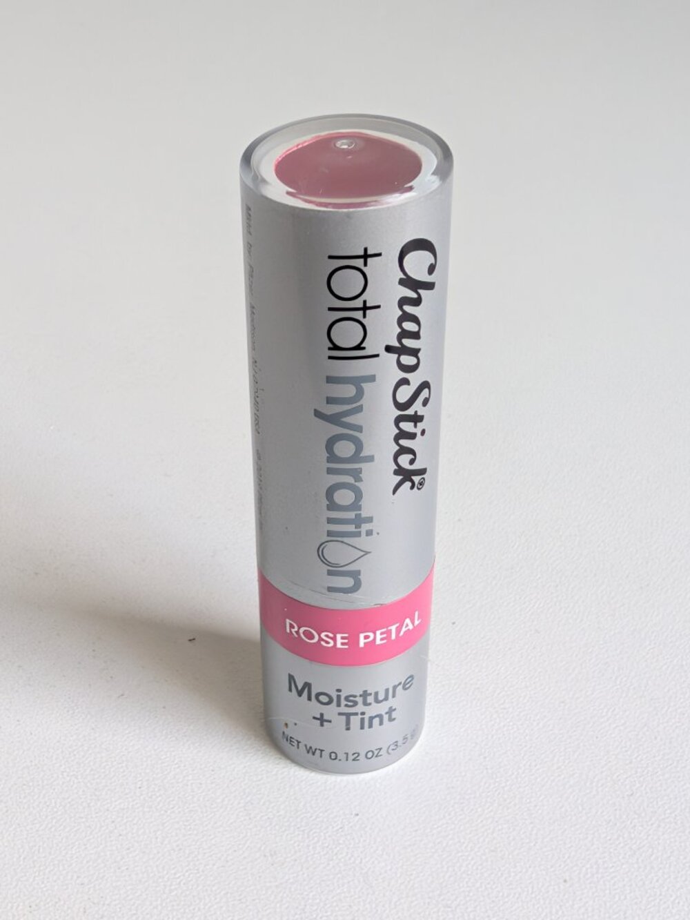 Chapstick Total Hydration Hint of Color Moisture Tint Rose Petal 0.12 oz NEW